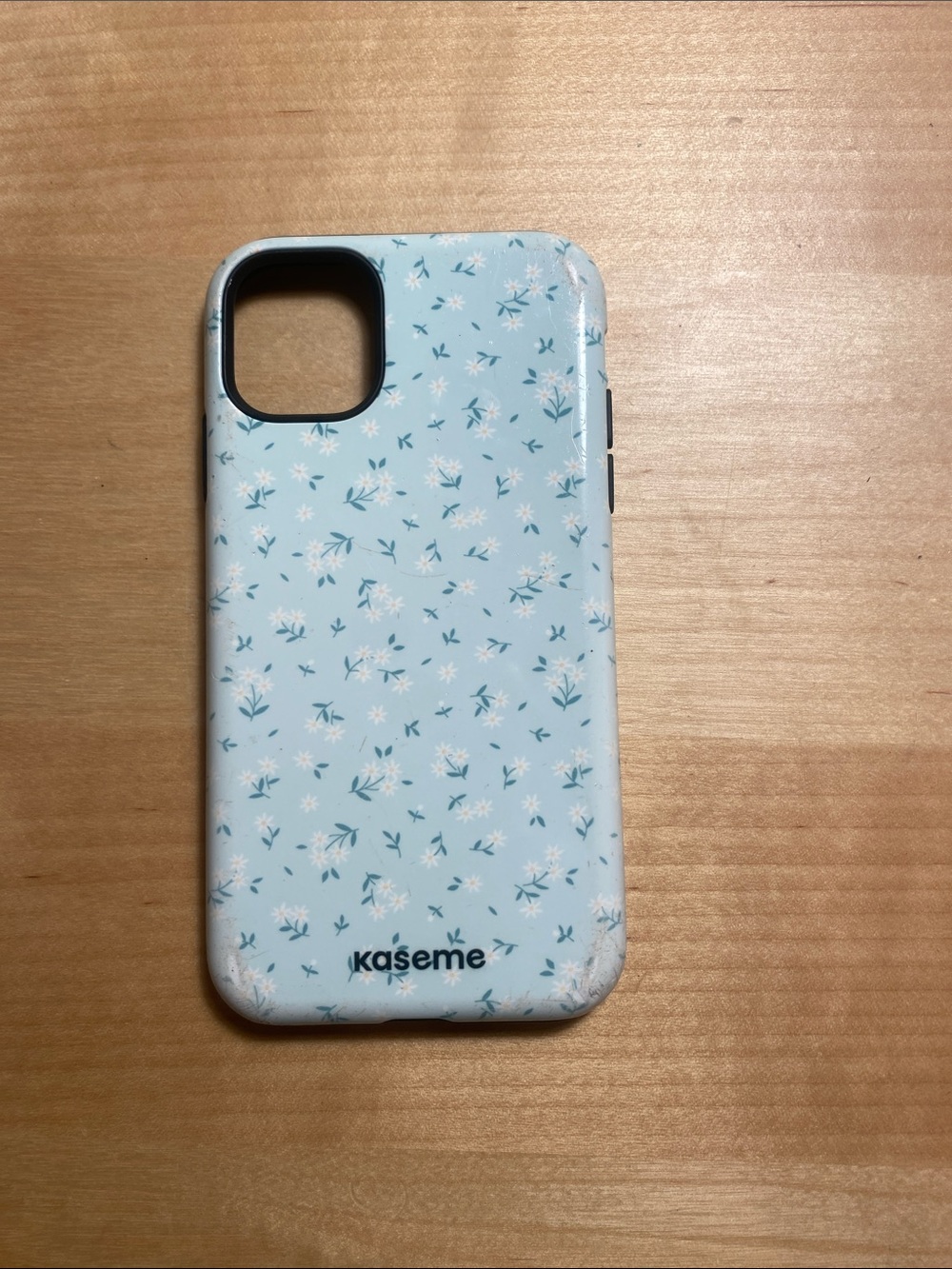 Light Blue Floral Phone Case iPhone 11